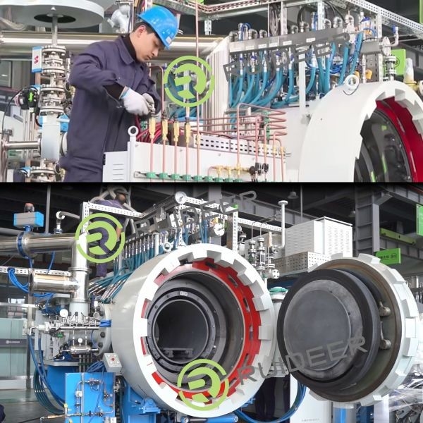 Cementli karbid kesinlik seramik paslanmaz çelik bakır bazlı alaşım malzemeleri için gaz basınçlı sinterleme fırını