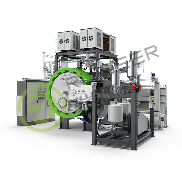 10MPa Gaz Basıncı Sinterleme Fırını, 1000 kg yük kapasitesi ve seri üretim için ±5°C sıcaklık eşitliği