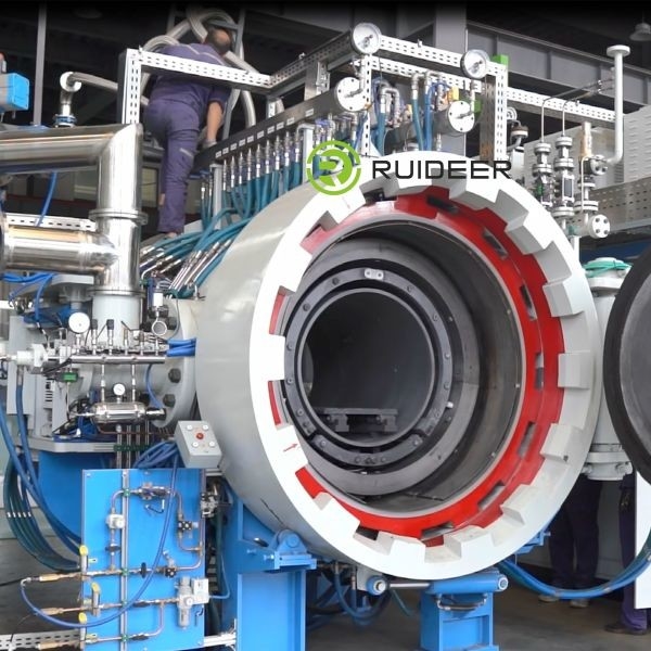 1-10MPa gaz basıncı, vakum derecesinde kuru vakum sinterleme için basınçlı sinterleme fırını