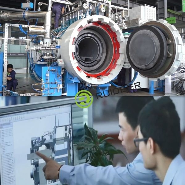 1-10MPa gaz basıncı, vakum derecesinde kuru vakum sinterleme için basınçlı sinterleme fırını