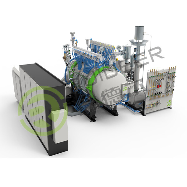 Yüksek enerji verimliliği gaz basınçlı sinterleme fırını, tek tip sıcaklık atmosfer ve hızlı soğutma için