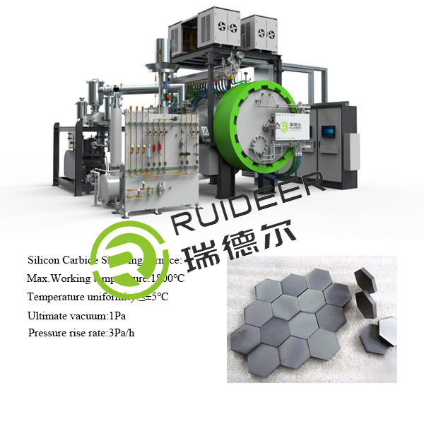 Karbon Felt Fırın Odası Yüksek Sıcaklıklı Vakum Fırını Nihai Vakum 3.67*10-3 Pa Soğutma Hızı 50°C/dakikaya kadar