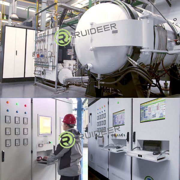 1550C Üç Fazlı Beş Telli Sistem 380V 50HZ Kontrol Güç Kaynağı için Yüksek Sıcaklıklı Vakum Lehimleme Fırını