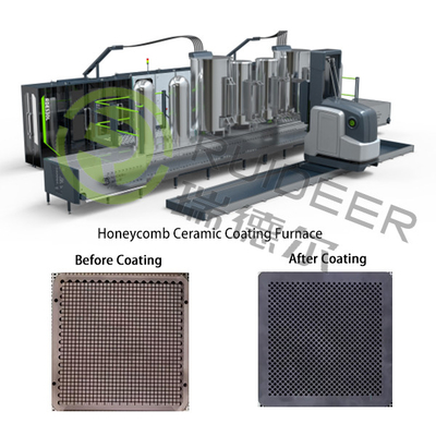 700-1050C süreç sıcaklığı için Honeycomb Keramik CVD Kaplama Fırını ve isteğe bağlı Gaz Yoksayıcı