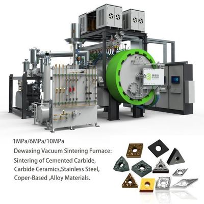 Akıllı Gaz Basınçlı Sinterleme Fırını ile Çimento/Tungsten Karbid Kesme Aracı'nın Anahtar Projesi